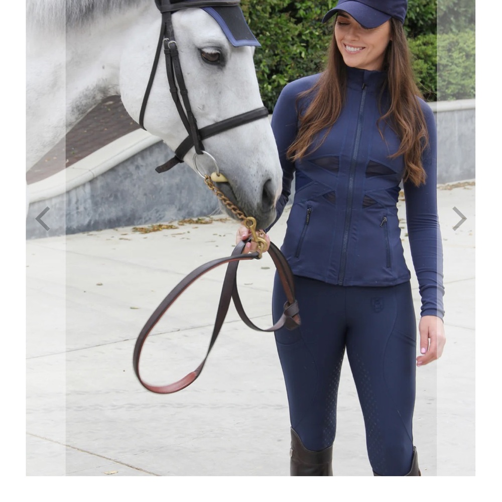 Women's Navy Equestrian Leggings sz L